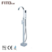 China Factory Bath Tub Faucet Floor Mounted Freestanding Bath Shower Mixer Set